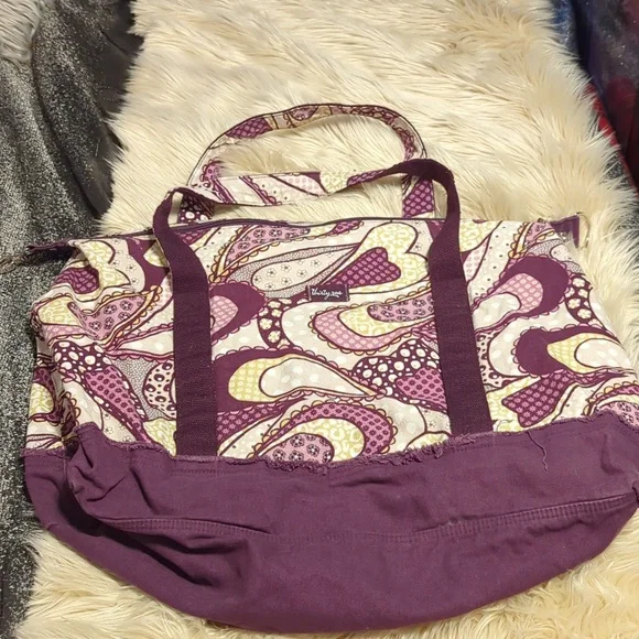 Retro Metro plum purple thirty-one weekender bag - Picture 1 of 11